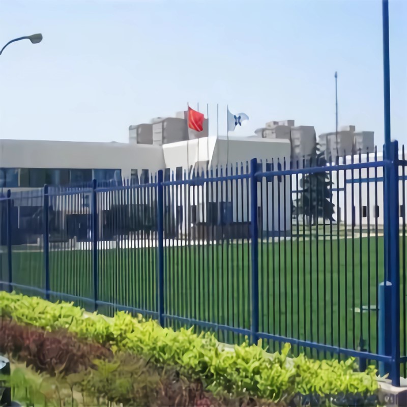 Wire mesh security fence panels